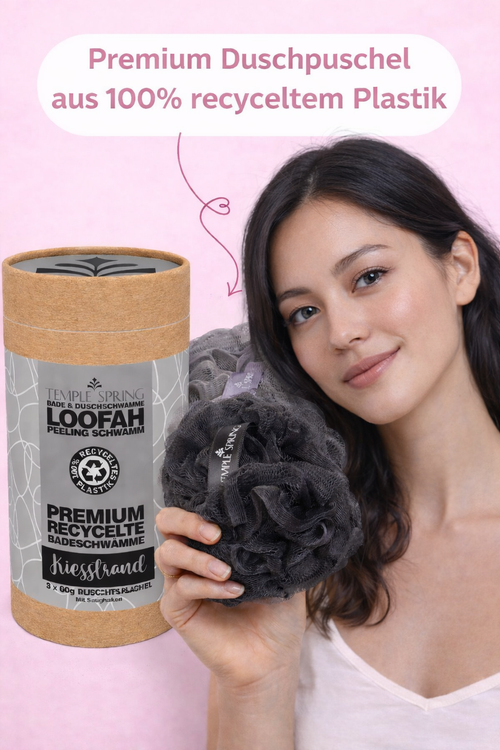 Recycelter Duschschwamm (Luffa Schwamm)